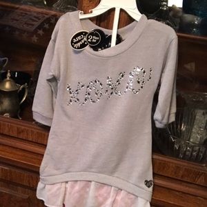 Girlie shirt & pant set new with tags